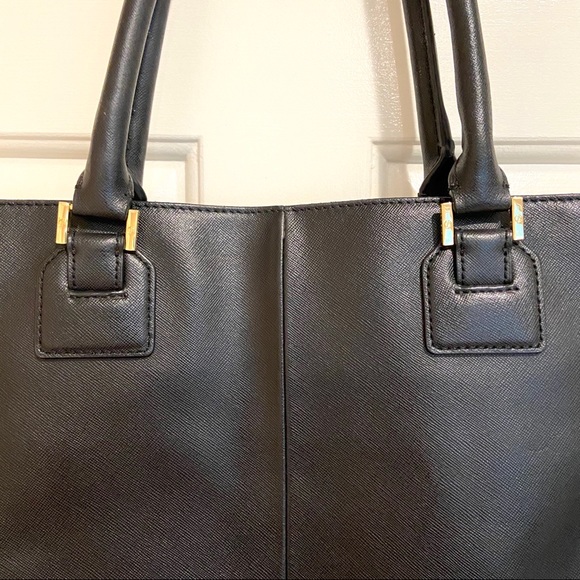 TORY BURCH Large Black Saffiano Leather Tote Bag - Picture 5 of 16